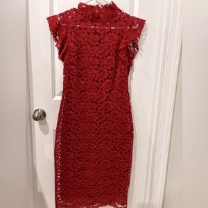 Red Lace Dress